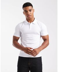 ASOS - Essentials Muscle Fit Polo - Lyst