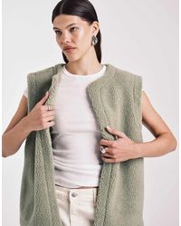 ASOS - Bodywarmer Van Borg-Fleece - Lyst