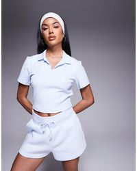 Nike - Essential Cropped Polo Top - Lyst