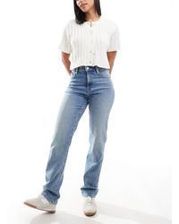 G-Star - Viktoria High Rise Straight Leg Denim Jeans - Lyst