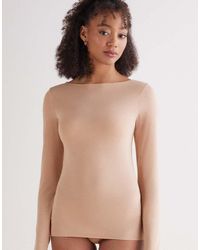 Intimissimi - Boat-Neck Ultralight Cotton Top - Lyst
