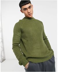 pull and bear green sweater