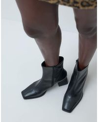 Vagabond Shoemakers - Hedda Leather Heeled Ankle Boots - Lyst