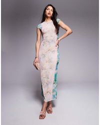 AFRM - Crew Neck Maxi Dress - Lyst