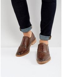 Chaussures Cuir Marron Avec Naturelle Semelle Richelieu En BedorCx