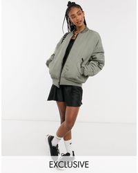 Collusion Unisex – MA1 – Bomberjacke - Mehrfarbig