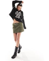 The Ragged Priest - High Neck Logo Jumper With Side Splits - Lyst