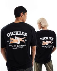 Dickies - Exclusivité asos - - chincoteague island - t-shirt à manches courtes avec imprimé au dos - Lyst