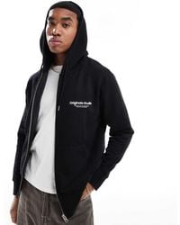 Jack & Jones - Oversized Zip Up Hoodie - Lyst
