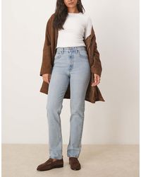 Abercrombie & Fitch - Ultra High Rise 90s Straight Leg Jeans - Lyst