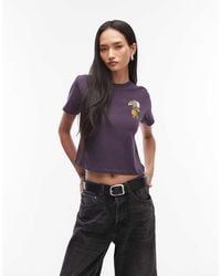The North Face - Flora Embroidered Logo T-Shirt - Lyst