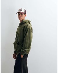 ASOS - Premium Heavyweight Oversized Washed Zip Up Hoodie - Lyst