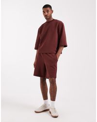ASOS - Oversized Longer Length Jersey Bermuda Shorts - Lyst
