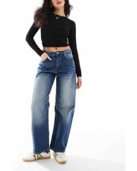 Pull&Bear - baggy Jeans With Dart Detail - Lyst