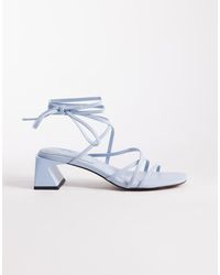 ASOS - Hundred Strappy Block Heel Sandals - Lyst