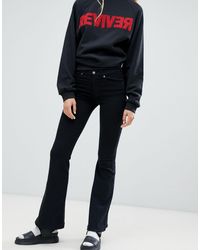 dr denim macy black ripped knees