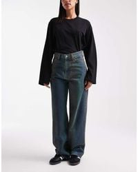 Dr. Denim - Donna Relaxed Fit Wide Straight Leg Jeans - Lyst