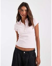 ASOS - Picquot Shrunken Polo - Lyst