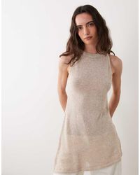 ASOS - Open Stitch Knitted Asymmetric Top Co-Ord - Lyst