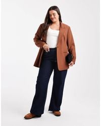 ASOS - Curve Tailored Relaxed Blazer - Lyst