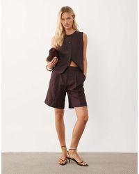 Mango - Avocado Tailored Bermuda Short Co-Ord - Lyst