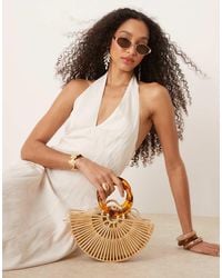Mango - Vestito Midi Allacciato Al Collo - Lyst