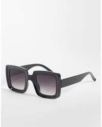 Kaiia - Exclusive Oversized Chunky Square Sunglasses - Lyst