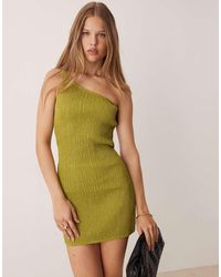 Collective The Label - One Shoulder Mini Dress - Lyst