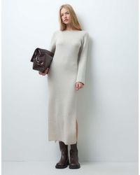 Vero Moda - Lace Bow Detail Knitted Maxi Dress - Lyst