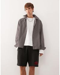 Umbro - Pantalones Cortos Negros Iconic De - Lyst