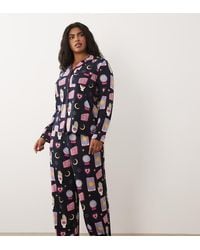 Chelsea Peers - Curve Long Sleeve Pyjama Set - Lyst