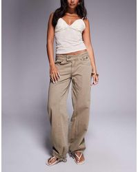 Abrand Jeans - 99 Low Baggy Utility Jeans - Lyst