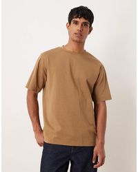 ARKET - Heavyweight Interlock Oversized Fit Short Sleeve T-shirt - Lyst