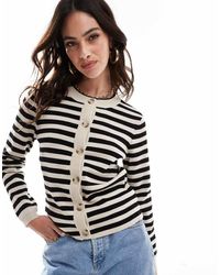 Object - Gebreid Vest Met Knopen - Lyst