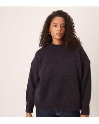 ASOS - Asos Design Curve Premium Wool And Alpaca Oversized Crew Neck Jumper - Lyst