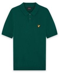Lyle & Scott - Mid Knits Knitted Polo Shirt - Lyst