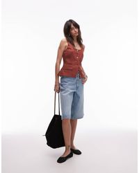 TOPSHOP - Denim Board Short - Lyst