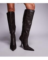 Public Desire - Third Date High Heeled Knee Boots - Lyst