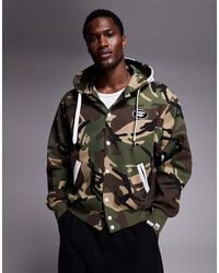 Aape By A Bathing Ape - Aape By A Bathing Ape Button Up Hoodie - Lyst