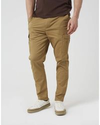 Brave Soul - Cotton Twill Cargo Style Chino Trousers - Lyst