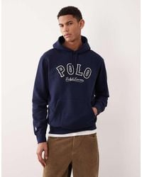 Polo Ralph Lauren - Large Logo Fleece Hoodie - Lyst
