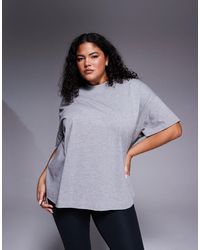 4505 - Curve – icon – oversize-t-shirt aus schwerer baumwolle - Lyst