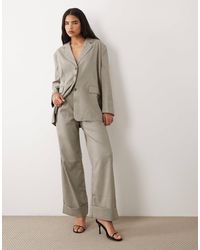 Kaiia - – exclusive – oversize-hose mit weitem bein und bündchen - Lyst
