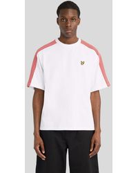 Lyle & Scott - Ls T-Shirt Stripe Taped T-Shirt - Lyst