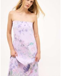 NA-KD - Plisse Maxi Tube Dress - Lyst