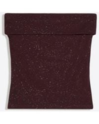 Bershka - Glitter Bandeau Top - Lyst