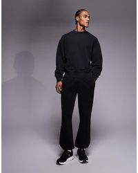 4505 - Icon Rest Day Heavyweight 440Gsm Cotton Cuffed Jogger With Zip Pockets - Lyst