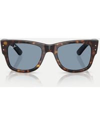 Ray-Ban - Mega Wayfarer Summer Capsule Square Sunglasses With Lens - Lyst