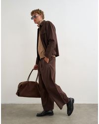 TOPMAN - Balloon Fit Herringbone Twill Trouser - Lyst