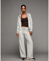 Bershka - – flauschige hose aus jersey - Lyst